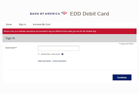 edd bank of america login massachusetts